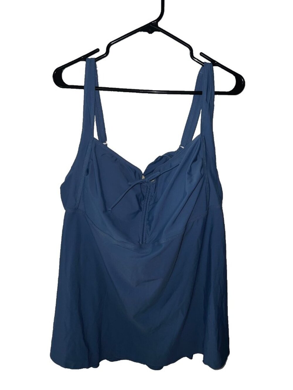 Septangle Swimsuit Plus Size 26 Blue One Piece Swim Tankini  New with Tags
